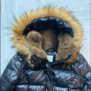 Gently worn Black S13 size 7/8 puffer knee length